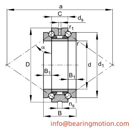 234418 Bearing Local supply drawing